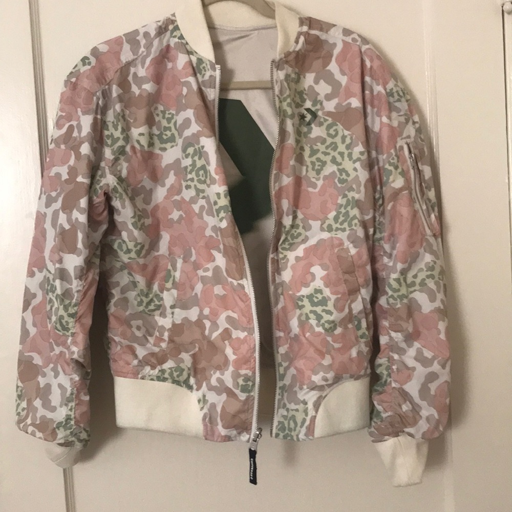 Converse reversible bomber jacket